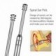 8 db Ear Pick Earwax eltávolító készlet, fültisztító szerszámkészlet, Ear Curette Ear H2K1