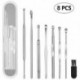 8 db Ear Pick Earwax eltávolító készlet, fültisztító szerszámkészlet, Ear Curette Ear X8L8