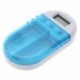 2X (Pocket Mini Pill Box tok, elektronikus időzítő ébresztőóra emlékeztető gyógyszer W5G1