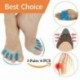 2X (Javító, Lábfej elválasztó, Bunion Relief Protectors Új anyag gél Hamme I1T8