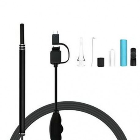 3 az 1-ben fültisztító usb endoszkóp Led vizuális fülkanál fülhallgató fülhallgató Otoscope Cam B1A4
