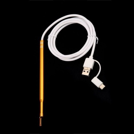 HD 1 megapixeles fültisztító eszköz Digitális Otoszkóp fültisztító kanál Micro &amp  M3P5