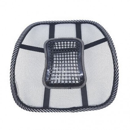 Autóiroda Ülőszék masszázs Hátsó ágyéktámasz Háló szellőzőpárna Pa P6P6