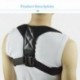 WooTShu férfiak nők hátsó felső részén állítható gerinctartó testtartás-korrektor Scoli G0A4