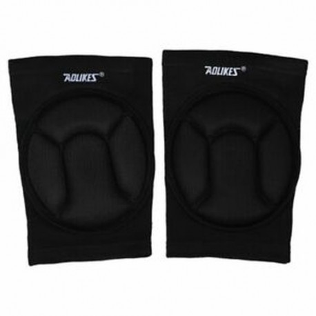 2X (AOLIKES 1Pair Futball-korcsolyázás ütésálló Szivacs Pad Térdtámasz Brace Pr R8E8
