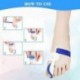 5X (Bunion korrektor és Bunion Relief Kit - gyógyító fájdalom a nagy lábujj ízületében, B6V8 farok