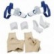 6X (Bunion korrektor és Bunion Relief Kit - gyógyító fájdalom a nagy lábujj ízületében, W3R2 farok