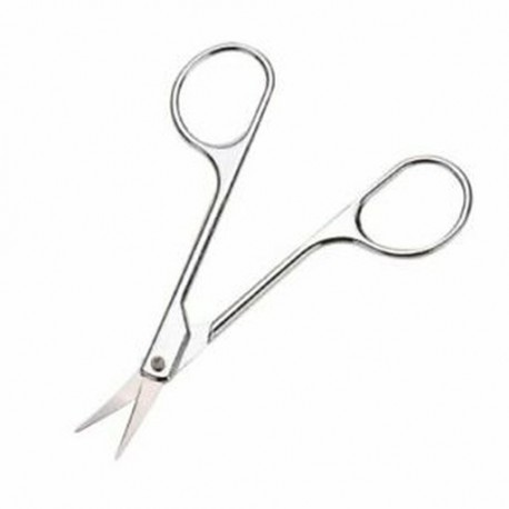 2db Hajlított végű körömvágó olló körmökhöz - lábujjkörmökhöz - orrszőrhöz és szemöldökhöz is - U2I4