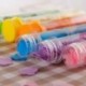 1 x hordozható testmosó fürdő habzásra virág papír szappan szelet Confetti - R Y7B5