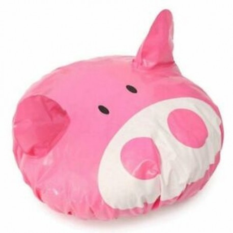 Újdonságú, állati vízálló tusolósapka fürdõszáraz hajvédõvédő H X2W6