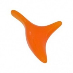 Háromszög alakú gyanta Gua Sha szerszám kürt karcoló lemez, narancssárga F1Y2