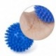 1 db Spikey masszázsgömb puha, tenyérlábbal rendelkező kar nyakához kék kék 8CM C4B4