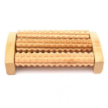 4X (Új fa lábgörgő faápolási masszázs Reflexológia Relax Relief MassagA8Y1