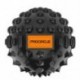 3X (Procircle Reflexológia Labda Jóga Labda Bump Fascia Ball Pu Masszázs labda P5T8)