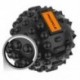 3X (Procircle Reflexológia Labda Jóga Labda Bump Fascia Ball Pu Masszázs labda P5T8)