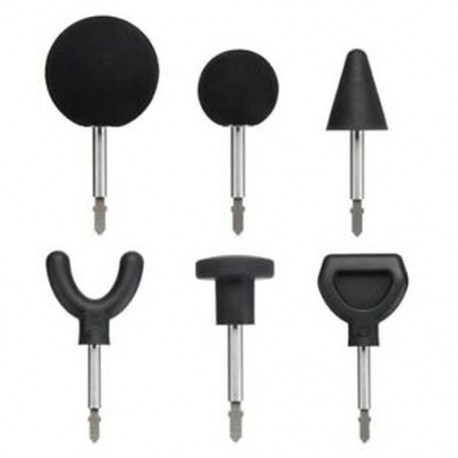 6X izomlazító masszázs-mellékletek Masszázscsúcs és bit adapter R8L1