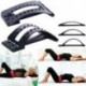 2X (hátmasszírozó nyújtó fitnesz deréktámasz derék gerincfájdalomcsillapító S7C5)