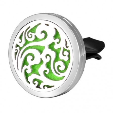 Autó légfrissítő aromaterápiás illóolaj diffúzor - Cloud Stainless 316 Q9B6