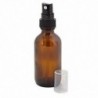 3X (100ML borostyánszínű üveg spray fekete ATOMISER permetezőkkel, újratölthető Con M9F8