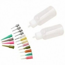 2db 30ml-es Műanyag tubus és 16db cserélhető hegy Hennához - Jagua festéshez - K0H8