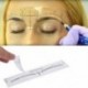 1X (100db újrahasznosítható félig állandó szemöldökminta smink Microblading Measu A4J3