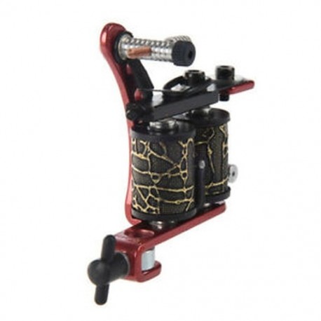 Professzionális vörös tetováló géppuska Shader Liner 8-as tekercselésű tekercsekhez [Egyéb] I5B7