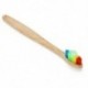 2X (Vaclav 1Pc bambusz fogkefe Rainbow Bambusz fogkefe rostos fogkefe H6X3