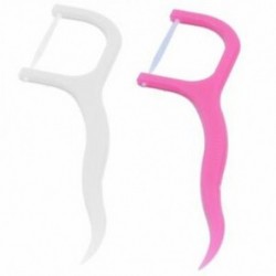 100db fogmosás fogselyem fogak fogpiszkálói Stick Oral Care E8Q4