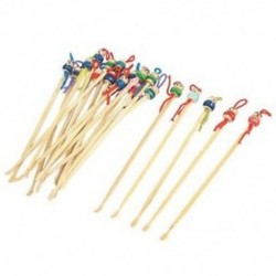 Bambusz japán baba fülviasz-válogató kanál Earwax eltávolító 20db G9Q4
