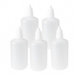 5 x összenyomható üres szemüveg cseppfolyós folyadék üveg 100ml R6B7