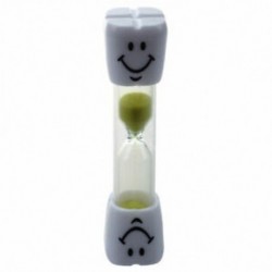 3X (Gyerek fogkefe időzítő homokóra gyerekeknek Sandglass Smile Sand Tojás 2 Min U8F5