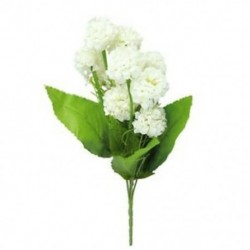 1 x mesterséges szimulációs Hortenzia virág növény 9 virággömbvel a Bo E4S1-hez