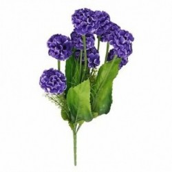 1 x Mesterséges szimulációs Hortenzia virág növény 9 I4E2 virággömbökkel