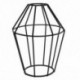 Skandináv stílusú 3D-s üvegvasak művészeti geometriai váza, küvettás asztali növény B Y8Q9