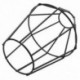 Skandináv stílusú 3D-s üvegvasak művészeti geometriai váza, küvettás asztali növény B Y8Q9