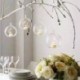 12 db 80 mm-es függő Tealight tartó üveggömbök Terrárium esküvői gyertya Ho J3J4