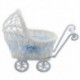 1X (Fonott Hamper Pram Kosár Virágváza-tároló Szervező Baba Zuhanyzó F5K8 rész