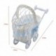 1X (Fonott Hamper Pram Kosár Virágváza-tároló Szervező Baba Zuhanyzó F5K8 rész