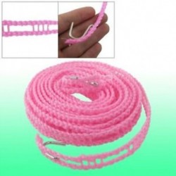 5M 16.4ft rózsaszínű nylon ruházat kötél vonal ruhaszárító V1H9