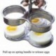 Rozsdamentes acélból készült mikrohullámú tojás-buggyászok, többfunkciós kazán, E3E0 pároló