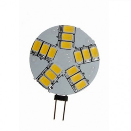 G4 4W 15 LED 5630-SMD meleg fehér fény DC / AC 12V Q1C1