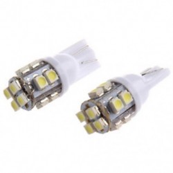 2X T10 194 168 W5W 12 LED SMD tiszta fehér oldalsó ék belső belső lámpa Bul K3Y4