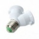 2X (5 x dupla lámpás adapter LED izzó E27 alap P5I9)
