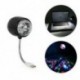 3X (USB disco gömblámpa, forgó RGB színű LED-es színpadvilágítás, U4W1 buli izzó)