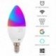 8X (E14 Wifi Led gyertyahagymák hálószobás otthoni világítás Rgb 5W LED intelligens izzó V8V3-hoz