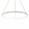 2x (60 cm-es modern LED-akril kerek medál csillár mennyezeti lámpavilágítás L S4T6