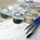 6X (diy színezés számok alapján Wall Art olajfestmény lakberendezés DIY Cute A Y1S6