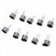 10 PCS 9,7 mm x 7 mm 2 tűs MIC Capsule Electret kondenzátor mini telefon C1T9