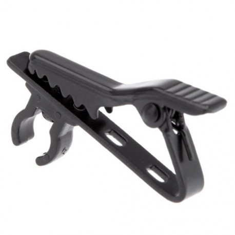 1X (4 x mini-hangszóró nyakkendő klip a Lapel Lavalier Mic (fekete) G4B2-hez)