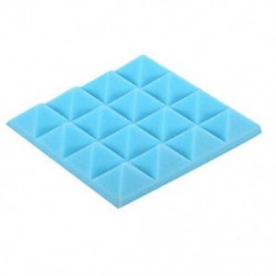 Kék - 25X25X5Cm hangszigetelő szivacs, akusztikus hab panel Stop Absorption Studio Ktv C5K4